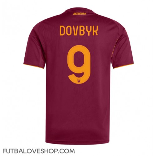 Dres AS Roma Artem Dovbyk #9 Domáci 2025-26 Krátky Rukáv